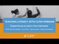 Teaching Literacy With Latin Webinar | The Paideia Institute