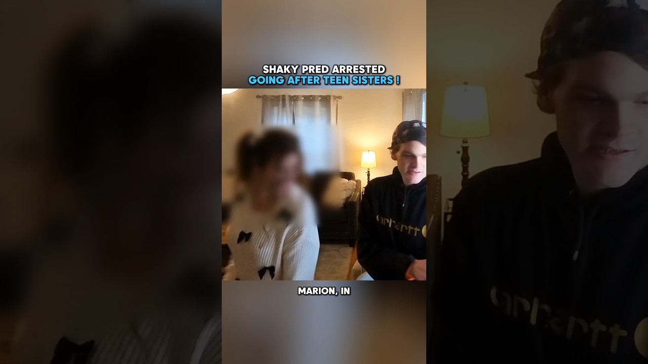 Shaky pred arrested for going after teen sisters at sting house 🚨 #jidion #edpwatch #police