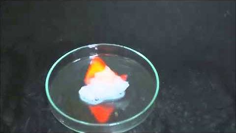Fiery Ice (natural gas hydrate synthesized in our lab)!