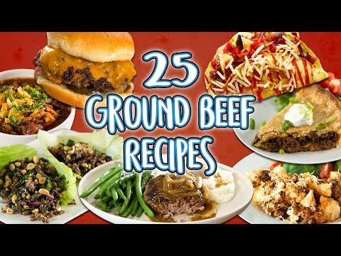 25 Ground Beef Recipes | Easy How To Recipe Compilation | Well Done