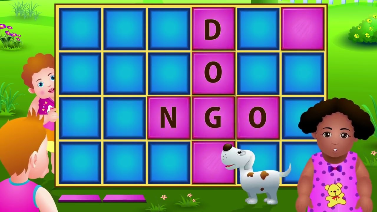 BINGO Dog Song Nursery Rhyme With Lyrics Cartoon Animation Rhymes