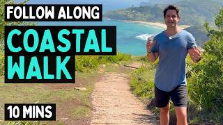 10 Minute Follow Along Coastal Walk | Gentle Low Impact Exercise