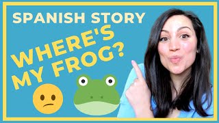 SPANISH STORY FOR BEGINNERS | PART 2 | Pablo lost his toy frog