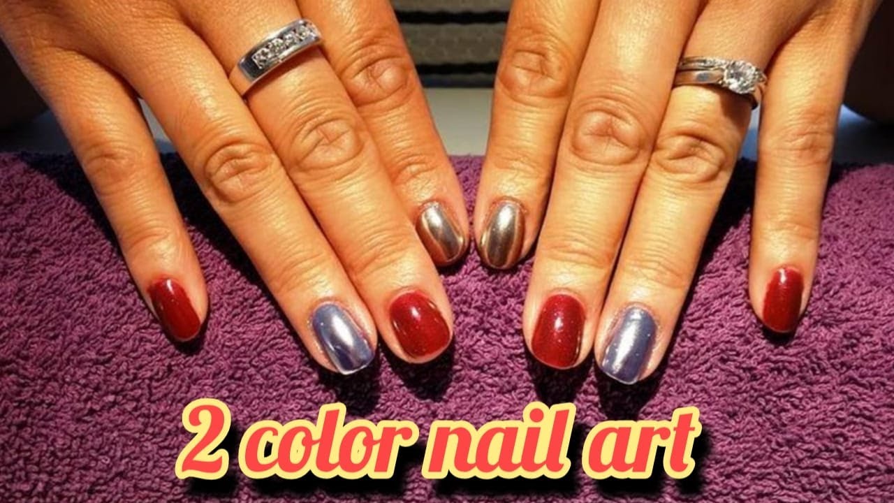 2. Tri-Color Nail Art Ideas - wide 11