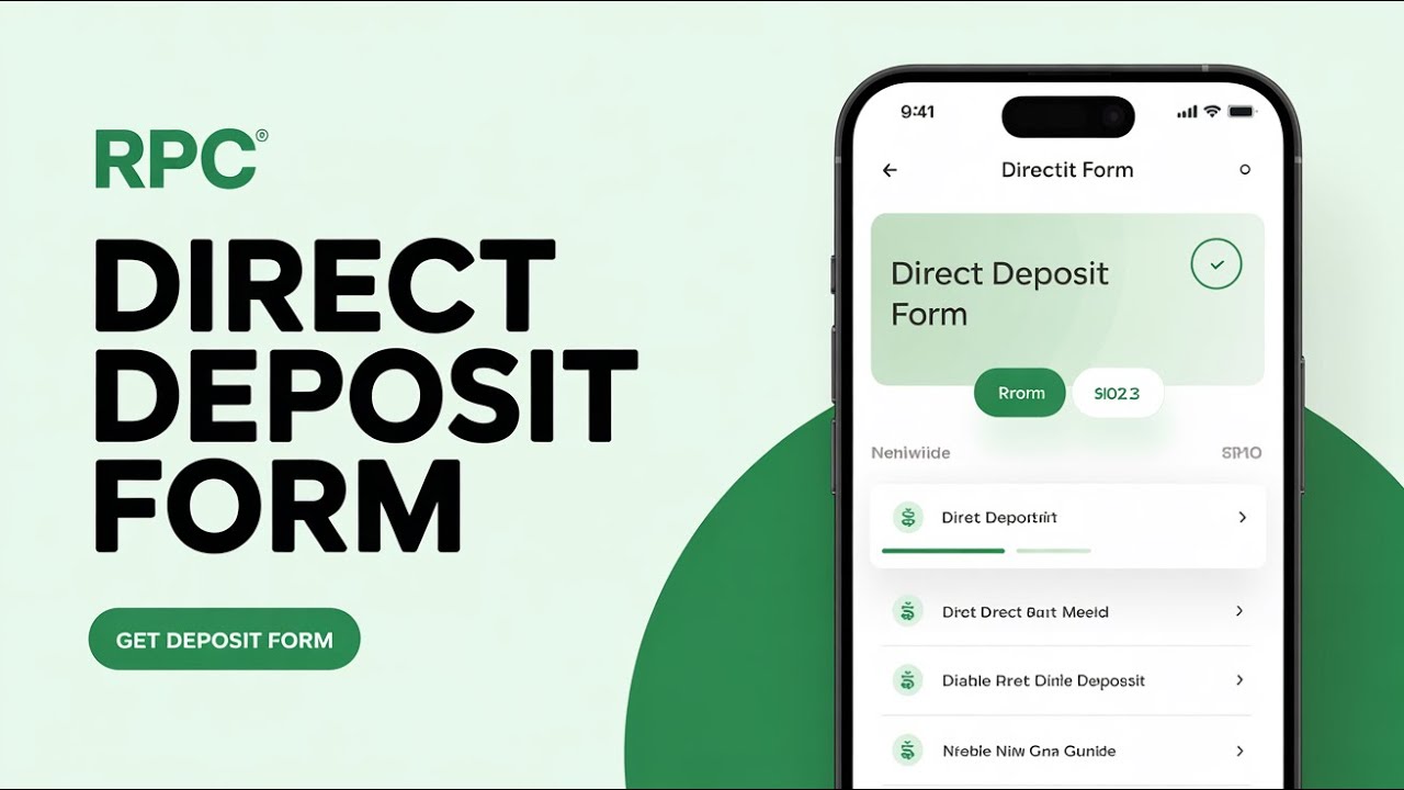 How to Get a Direct Deposit Form from the RPC Mobile App (Quick Guide ...