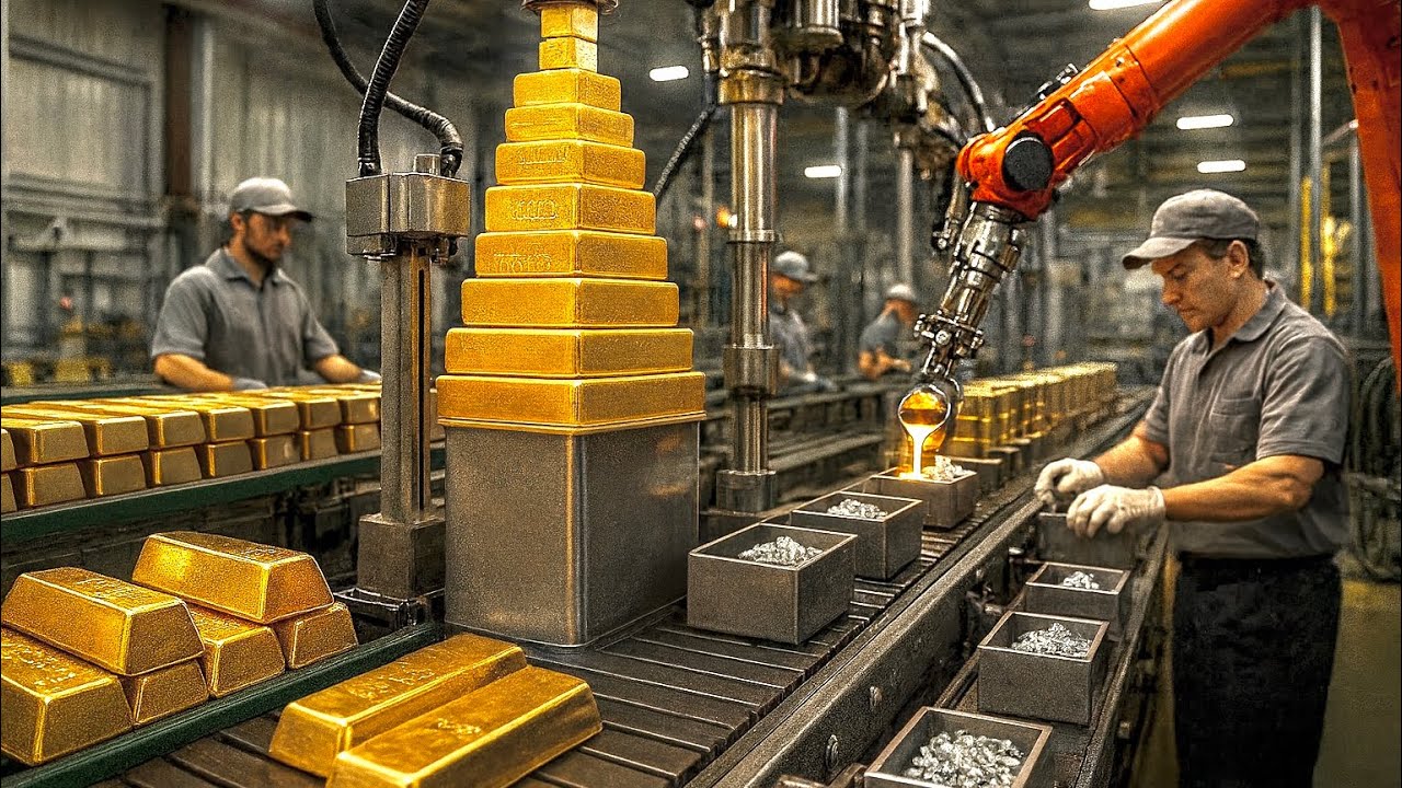 Inside the Making of Pure Gold Bars and Diamonds: From Mine to Luxury ...