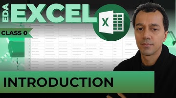 EDA with Excel: Class #0 - Introduction to Exploratory Data Analysis with Excel