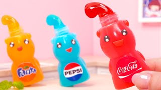 Coca-Cola, Fanta Or Pepsi | Sweet Miniature Cocacola & Fanta & Pepsi Honey Jelly | Fruit Honey Jelly