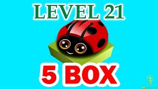 Sokoban Garden 3D Level 21 ( 5 Box ) - Best Solution