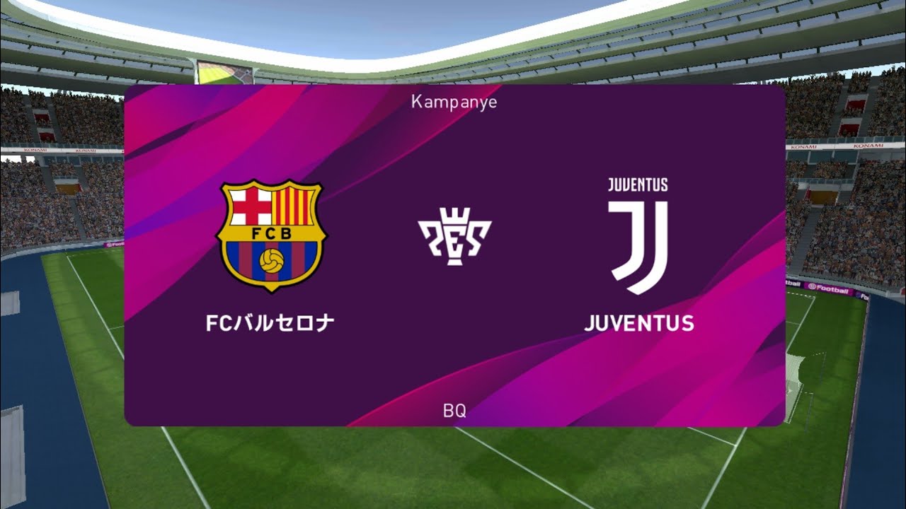 BARCELONA VS JUVENTUS 1-0#PES 2020 ANDROID - YouTube