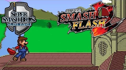 SSF2 vs SSBC Comparison - Mario