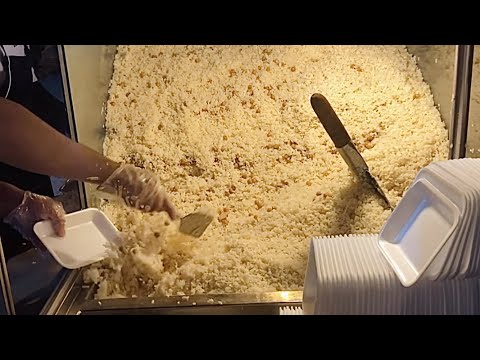 GÜNDE 100KG PİLAV SATILIYOR, SOKAK LEZZETLERİ, TAVUK PİLAV | Giant chicken rice, Turkish street food