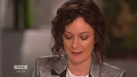 The Talk   Sara Gilbert's Tearful Words to Sharon ...