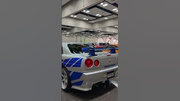 Una réplica de rápido y furioso el #r34 #skyline | JECC