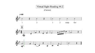 Virtual Sight Reading Level 4.2 (Clarinet)