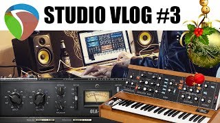 Studio VLOG #3 - Xmas Production, Rock Drums and Synthesizers.