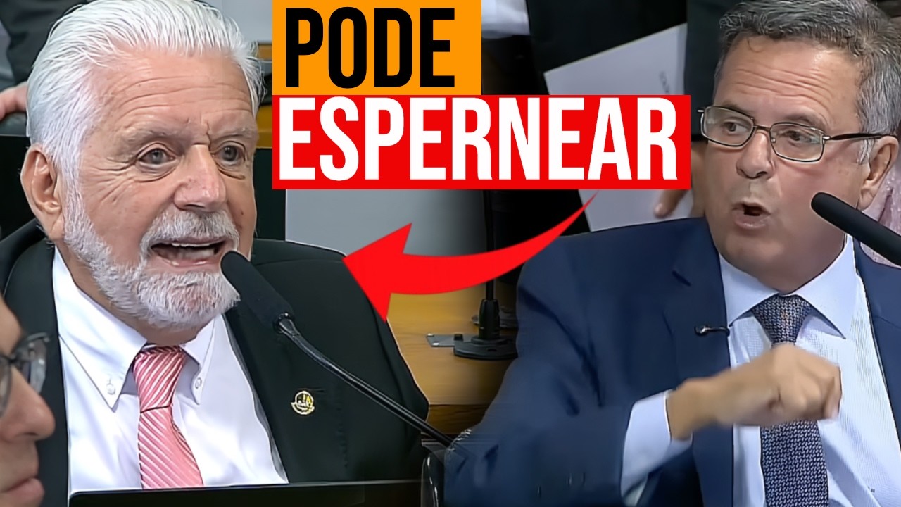 Senador Marinho COLOCA Jaques Wagner CENA DO CRIME! O petista reage mas leva uma “voadora“ na CPMI