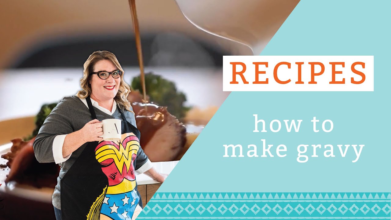 1MINUTE RECIPE How to make gravy YouTube