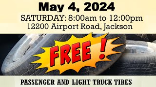 Waste Management Tire Amnesty Event on 5 4 24