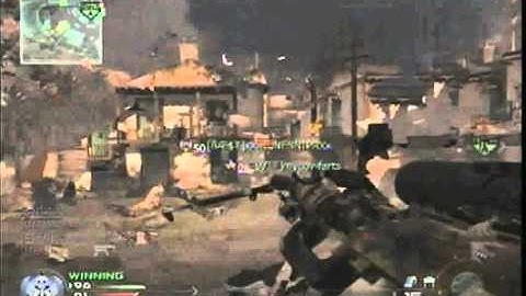 Mw2:The worlds best no scope headshot across the map!