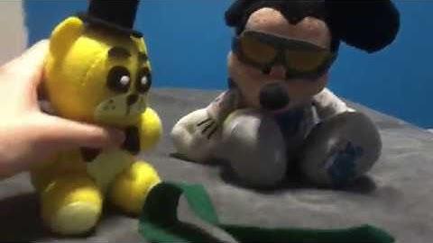 FNAF plush: golden and shadow Freddy