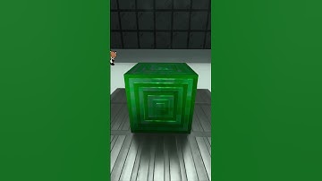 THIS IS A MINECRAFT EMERALD BLOCK #shorts #minecraftshorts #fox #minecraftmemes #tutorial