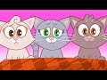 три маленькие котята | песня котенка | Three Little Kitten | HooplaKidz песенки для детей