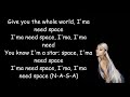 Ariana Grande NASA Lyrics