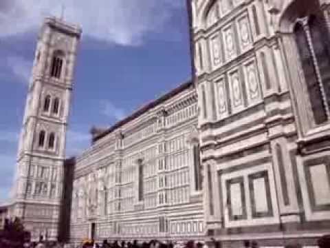 Video: De Campanile of klokkentoren in Florence, Italië