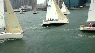 RHKYC Autumn (Opening) Regatta - Day 2 - J80s start Race 3