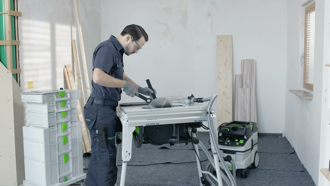 Festool Quick Guide - TKS 80 - Changer la lame