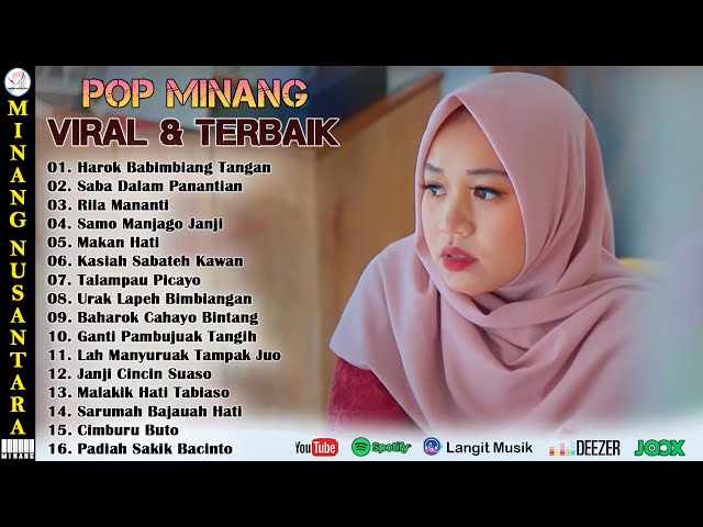 POP MINANG VIRAL u0026 ENAK DIDENGAR - LAGU MINANG TERBARU 2023 TERPOPULER class=