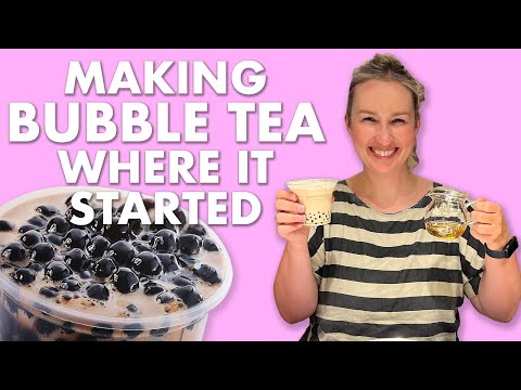 Making Bubble Tea Where It Started in Taiwan