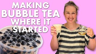 Making Bubble Tea Where It Started in Taiwan