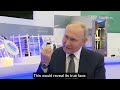 Vladimir putin speaks about tucker carlsons interview biden and trump  english subtitles