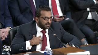 WATCH: Sen. Durbin questions Patel about a conspiracy theory that claims FBI planned Jan. 6