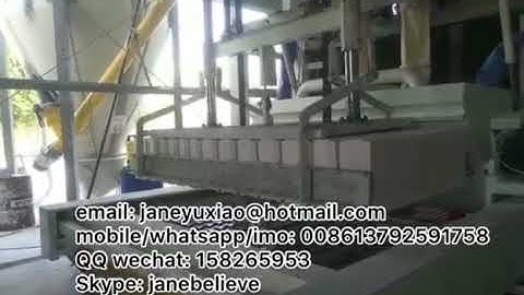 gypsum block/board making machine, gypsum block production line