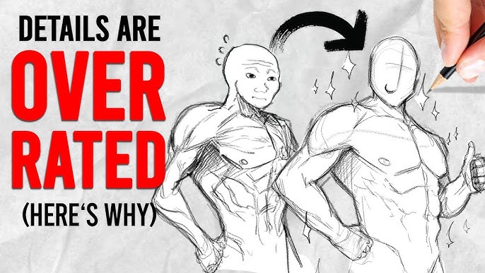 HOW TO DRAW MUSCLES IN 10 MINUTES