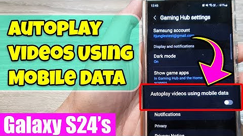 🎮 Galaxy S24/S24+/Ultra: How to Turn On/Off Gaming Hub Autoplay Videos Using Mobile Data 💰