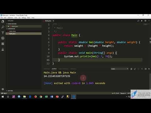 วีดีโอ: วิธีรันโปรแกรมจาวา
