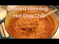 Award Winning Hot Dog Chili Recipe