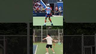 Tennis forehand analysis with Djokovic #tennis #austin #coach
