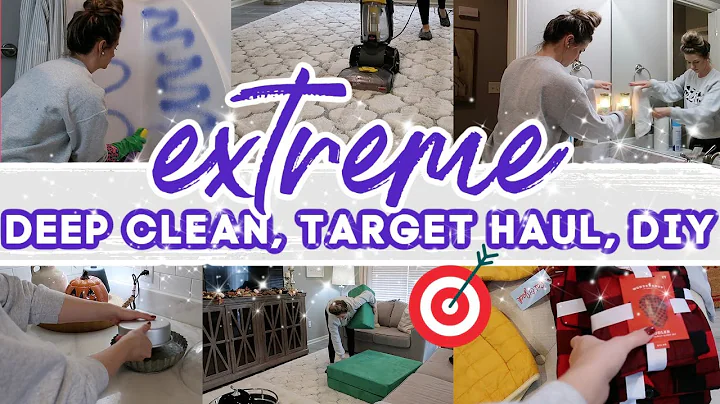 DEEP CLEANING, TARGET HAUL, 1ST BIRTHDAY DIY | EXT...