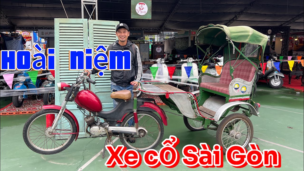 Tiết Cương cận cảnh dàn xe cổ Siẻu hiếm Sài Gòn xưa