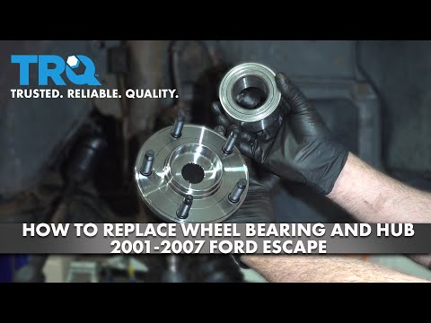 How to Replace Wheel Bearing and Hub 2001-2007 Ford Escape - YouTube