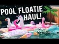 POOL FLOATIE HAUL! SUMMER 2017 ♡ INCLUDING SUMMER FABRICS/CLOTHING ♡ AMAZON, TARGET & WAL-MART