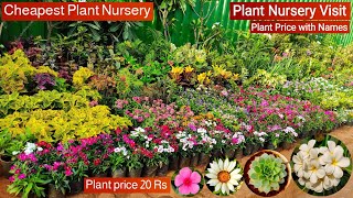 Plant Nursery Visit || Plant Price with Names || Cheapest Plant Nursery|| Kalina Plant Nursery