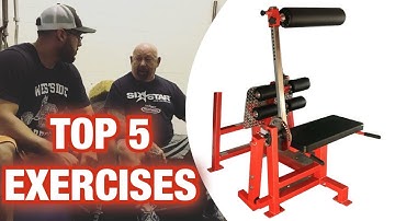 TOP 5 EXERCISES FOR WESTSIDE BARBELL INVERSE LEG CURL // how to use rogue inverse leg curl