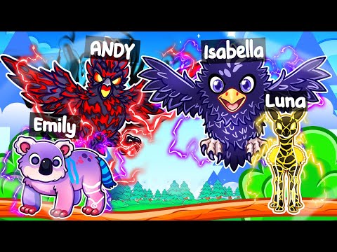 Having A ELEMENTAL MYTHICAL BIRD Family In Roblox Feather Family!