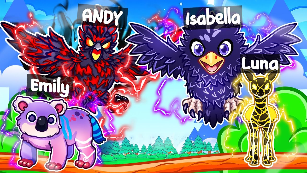 Having A ELEMENTAL MYTHICAL BIRD Family In Roblox Feather Family!